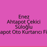 Enez Ahtapot Çekici – Süloğlu Ahtapot Oto Kurtarıcı Fiyatı