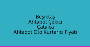 Beşiktaş Ahtapot Çekici – Çatalca Ahtapot Oto Kurtarıcı Fiyatı