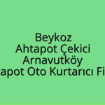 Beykoz Ahtapot Çekici – Arnavutköy Ahtapot Oto Kurtarıcı Fiyatı